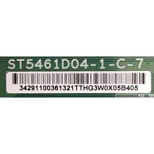 KIT DE TARJETAS PARA TV TCL / MAIN T8-43NAGA-MA1 / 40-MST10S-MAD4HG / MST10S / V8-ST10K01-LF1 / T-CON 34291100361321T / ST5461D04-1-C-7 / FUENTE 81-PBE055-H90 / SHG5804A-101H / DLBB464 / SHG5804A02-101H / PANEL LVU550CS0T / ST5461D03-3 / MODELO 55S403